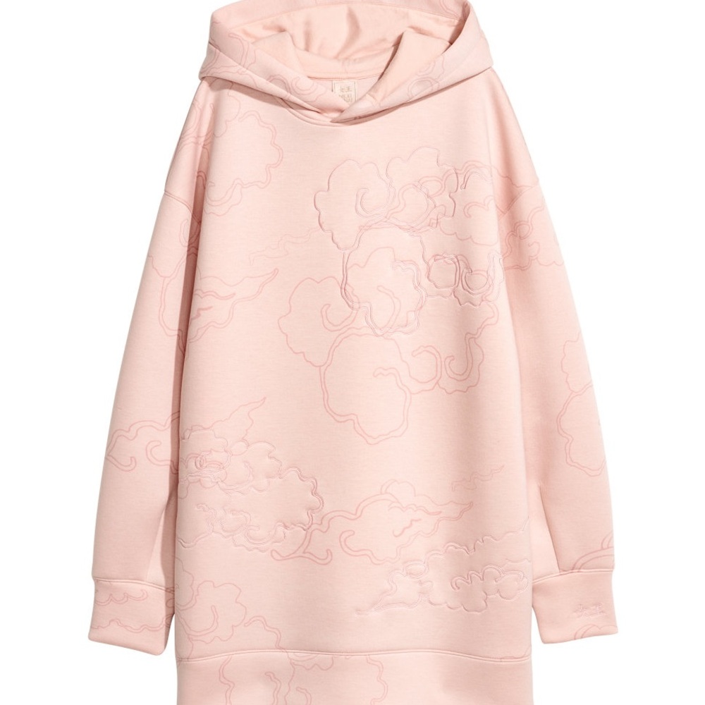 Nicki Minaj x H&M Pink Embroidered Oversized Hoodie